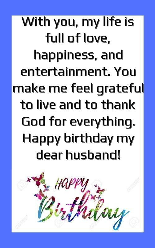 birthday wishes for to be husband